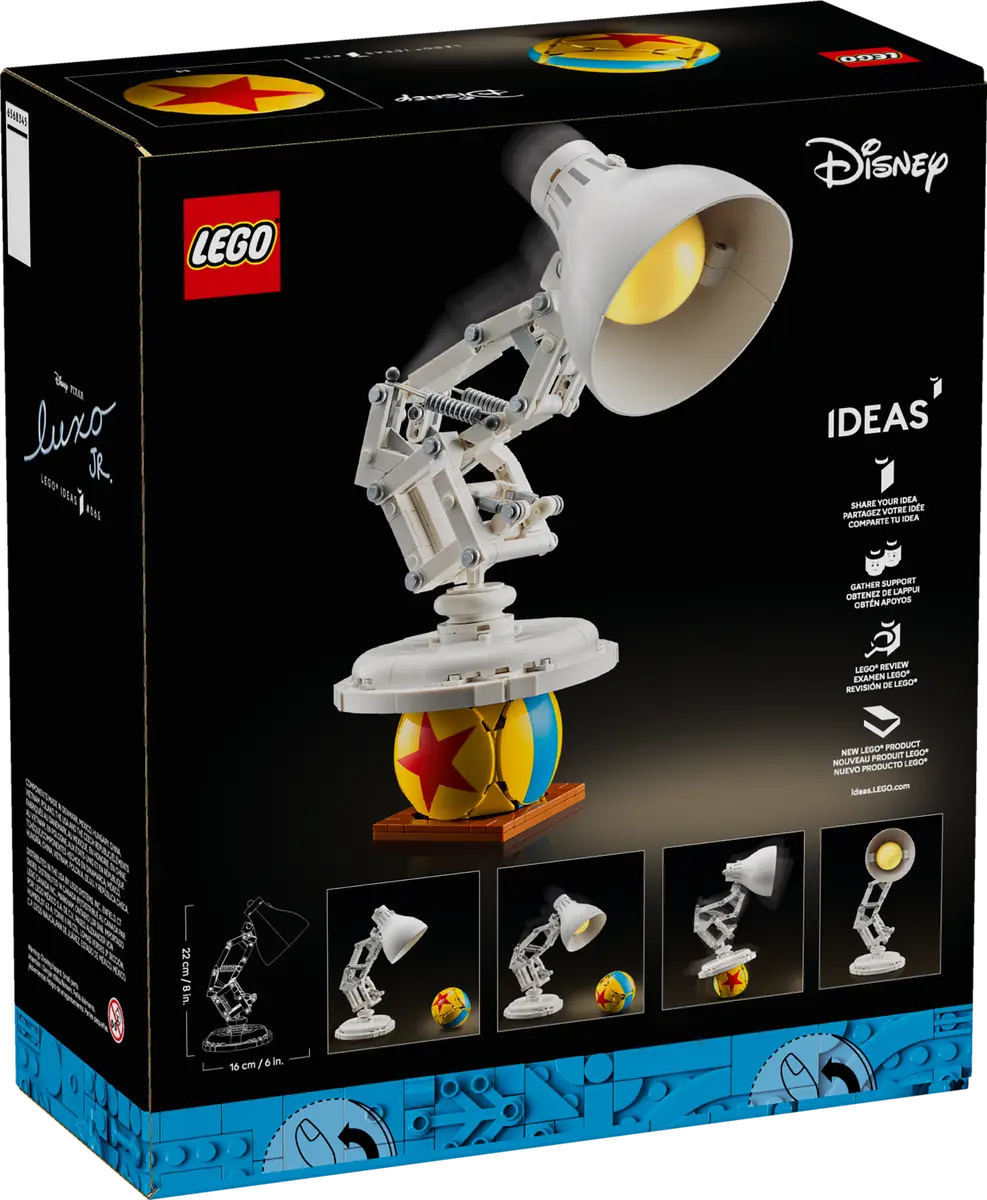 Конструктор Lego 21357 Ideas Люксо-младший Disney Pixar
