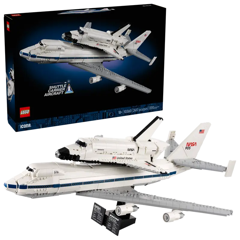 Конструктор Lego icons 10360 - Самолет-носитель и Шаттл