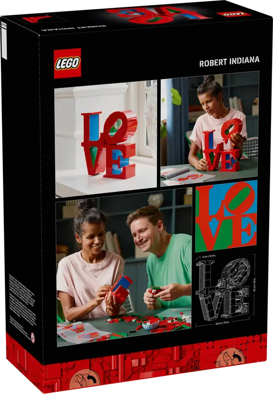 Конструктор LEGO 31214 Art Слово LOVE