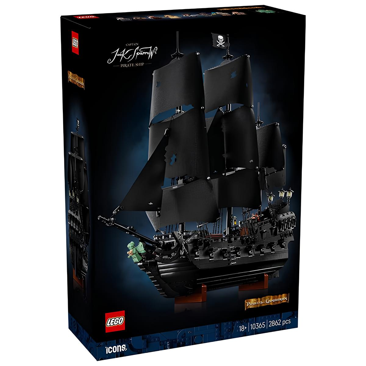 Конструктор Lego 10365 ICONS Пираты Карибского моря: Черная жемчужина