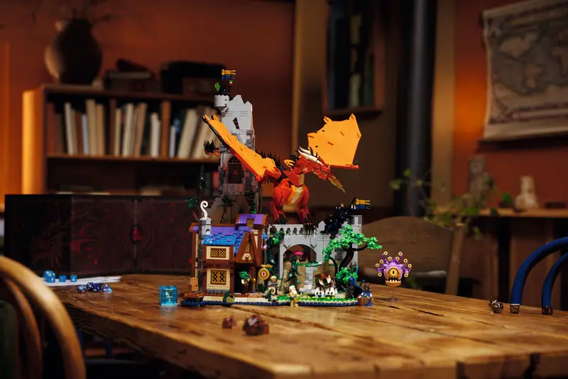 купить конструктор Лего LEGO Ideas 21348 Подземелья и дракон