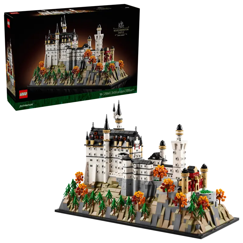 Конструктор Lego 21063 Architecture Замок Нойшванштайн
