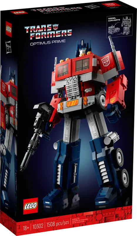 10302 alt1 Конструктор LEGO 10302 ICONS Оптимус Прайм Transformers