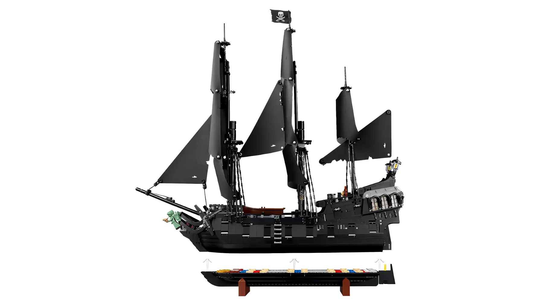 Конструктор Lego 10365 ICONS Пираты Карибского моря: Черная жемчужина