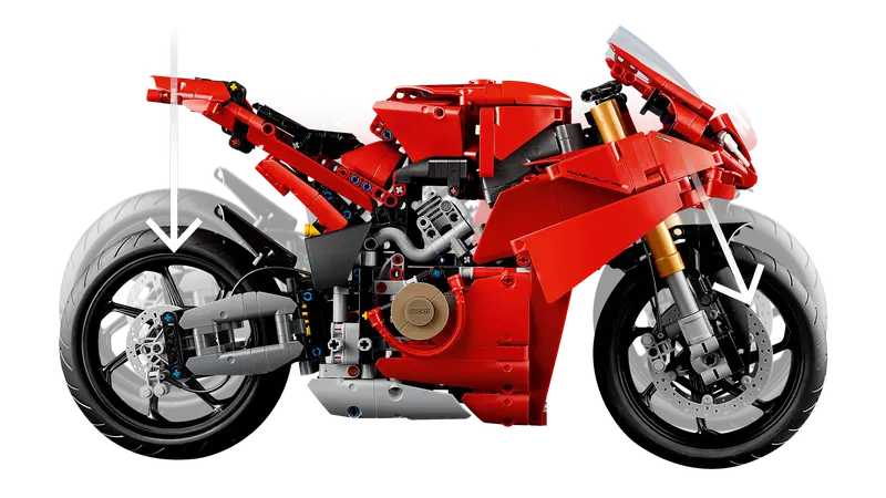 42202 WEB SEC05 NOBG en gb 1 Конструктор LEGO 42202 Technic Мотоцикл Ducati Panigale V4 S