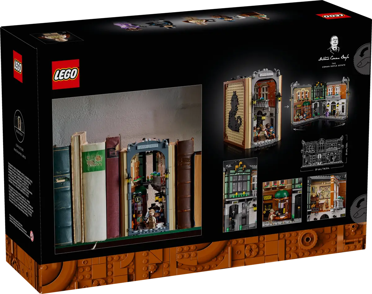 Конструктор Lego 10351 ICONS Шерлок Холмс: Книжный уголок