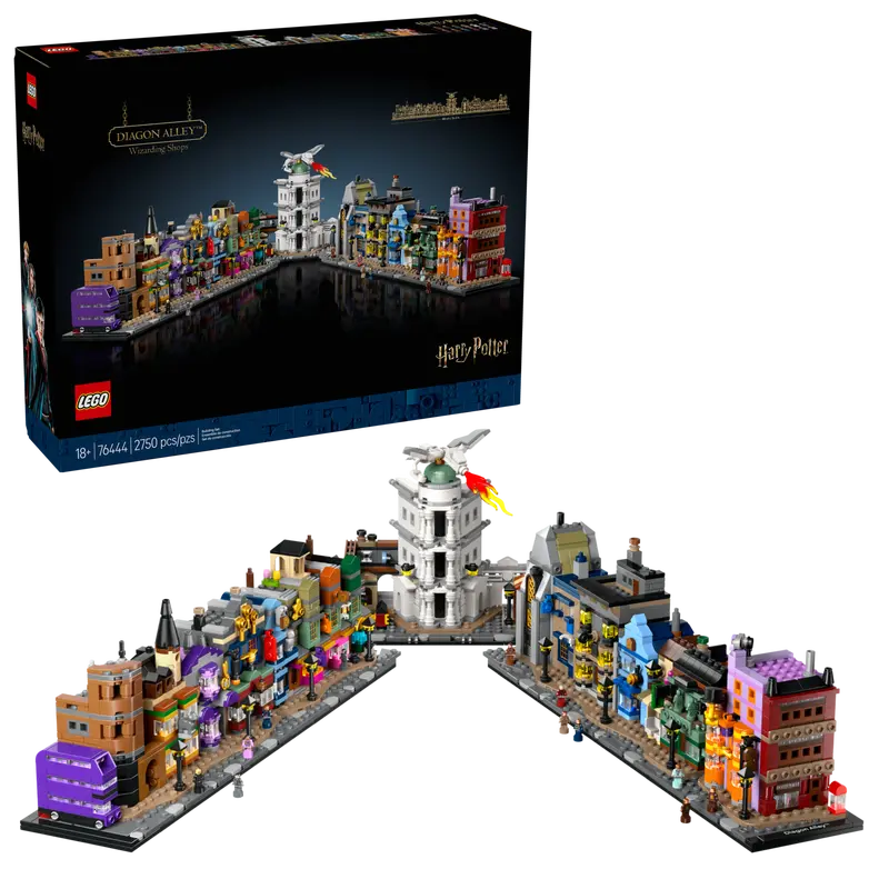 76444 boxprod v39 en gb 1 Конструктор LEGO 76444 Harry Potter Волшебные магазины Косого переулка