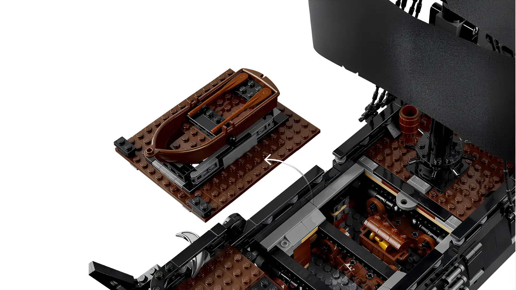 Конструктор Lego 10365 ICONS Пираты Карибского моря: Черная жемчужина