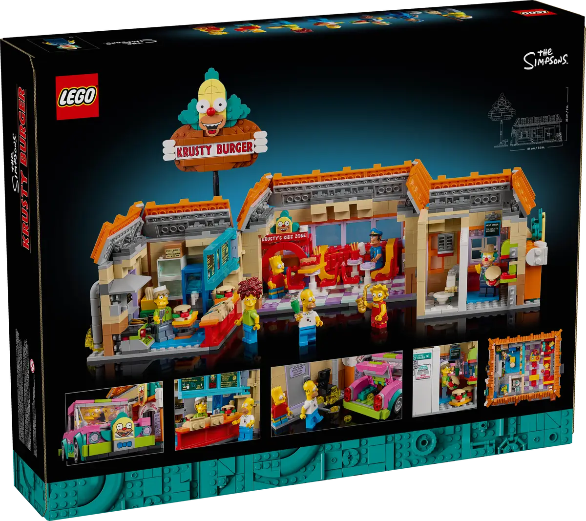 Конструктор Lego 10352 ICONS Симпсоны: Красти Бургер