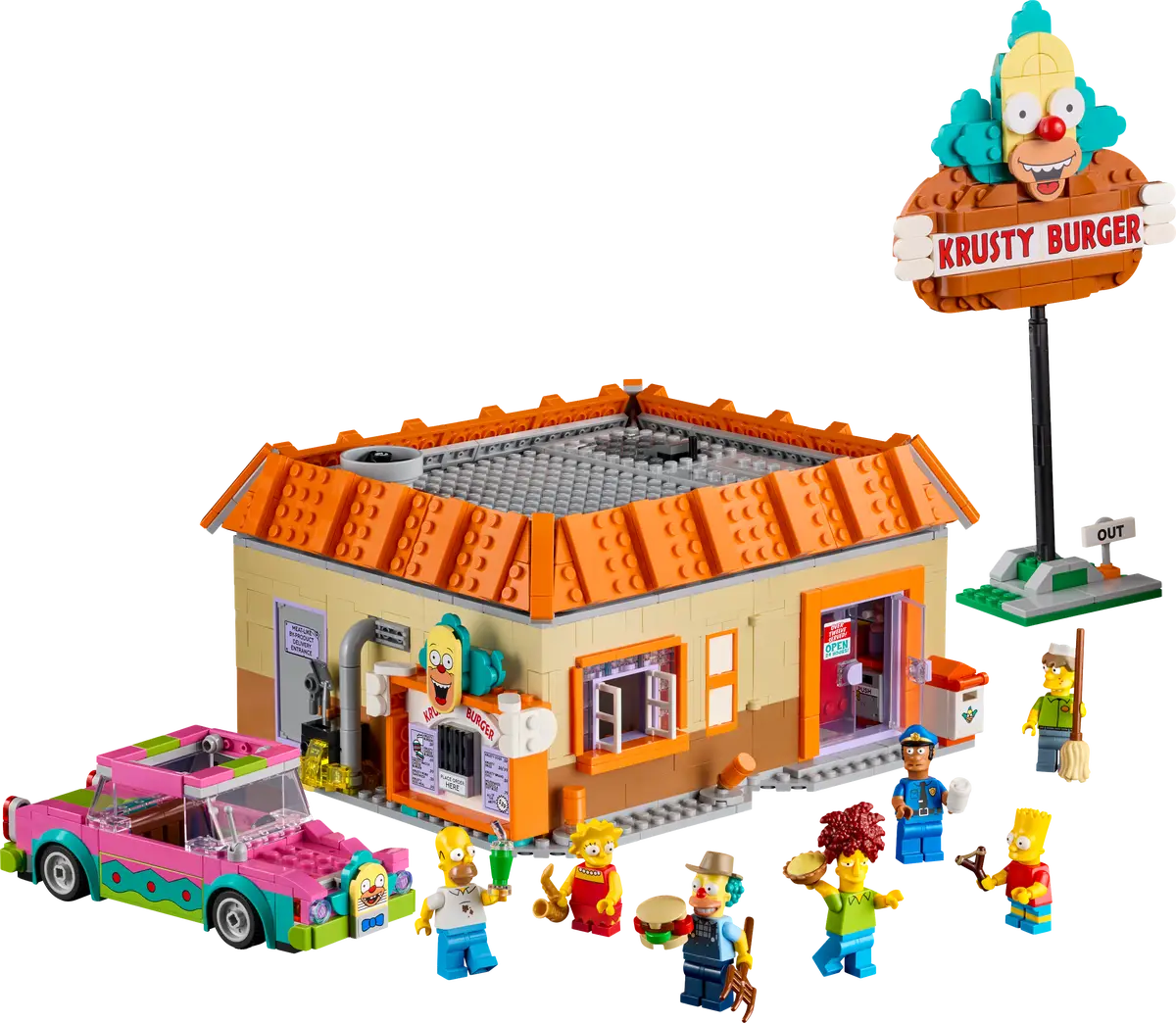 Конструктор Lego 10352 ICONS Симпсоны: Красти Бургер