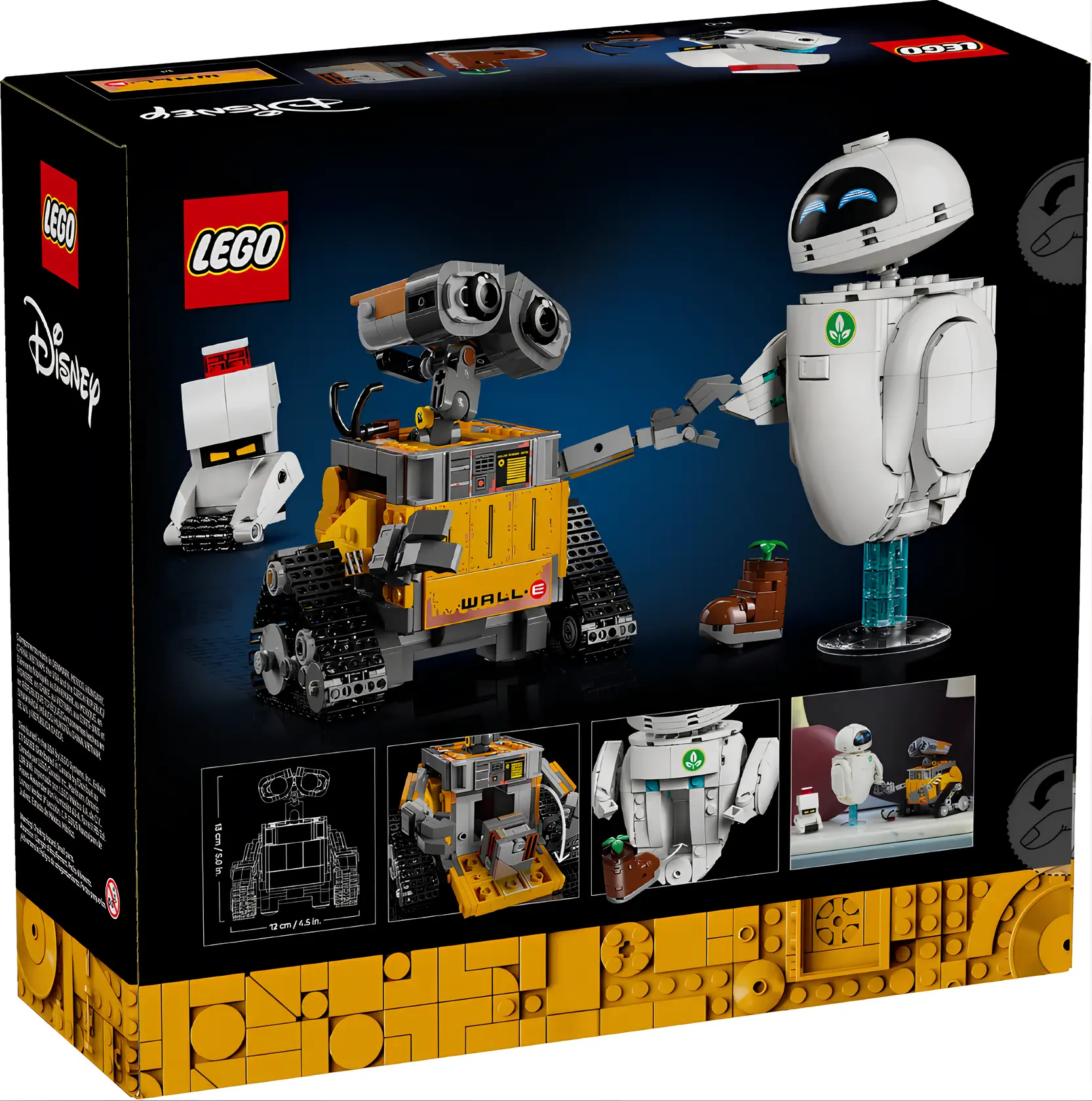 Конструктор Lego 43279 Disney ВАЛЛ-И и ЕВА