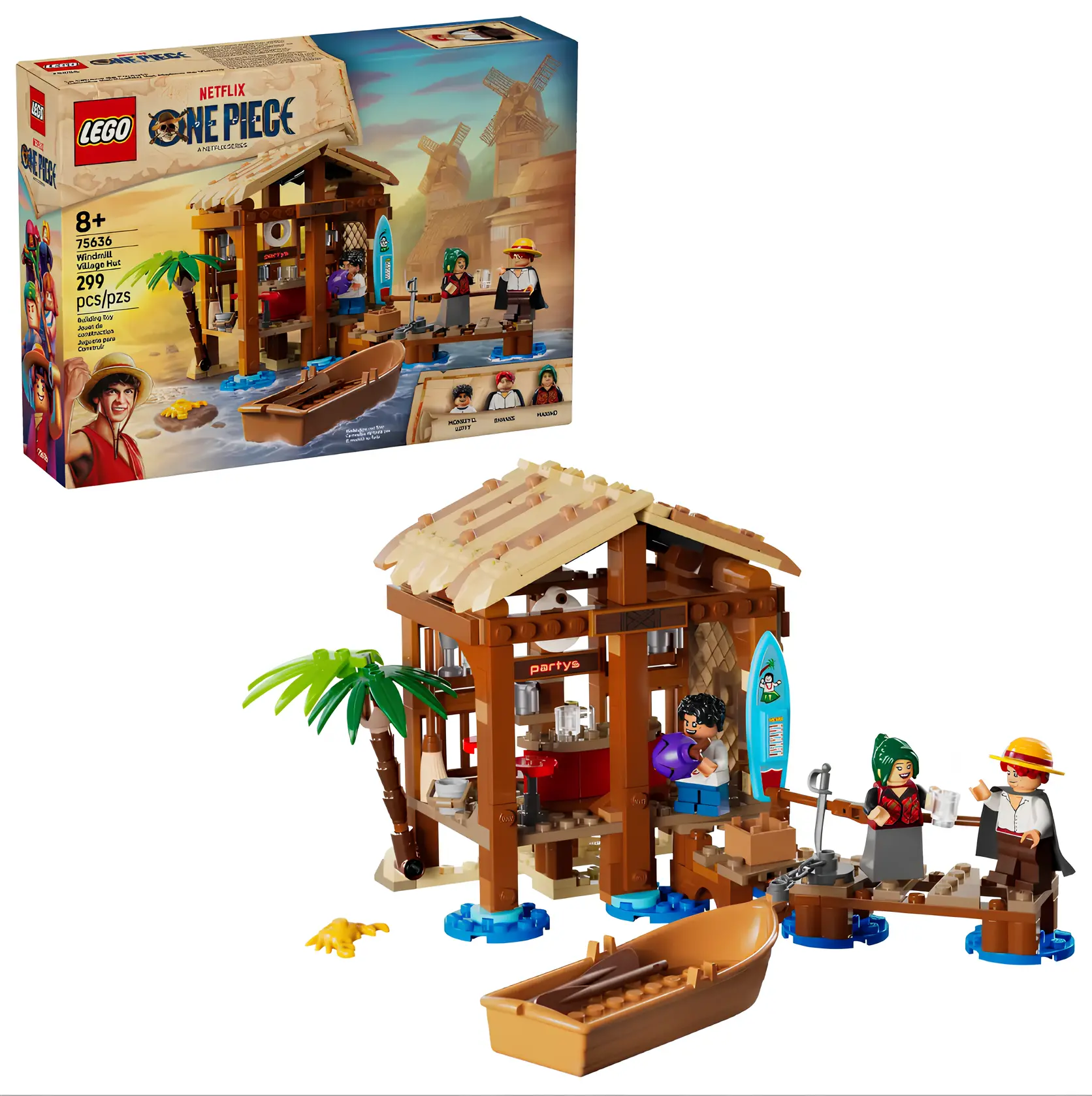 Конструктор Lego 75636 One Piece: Хижина ветряной мельницы