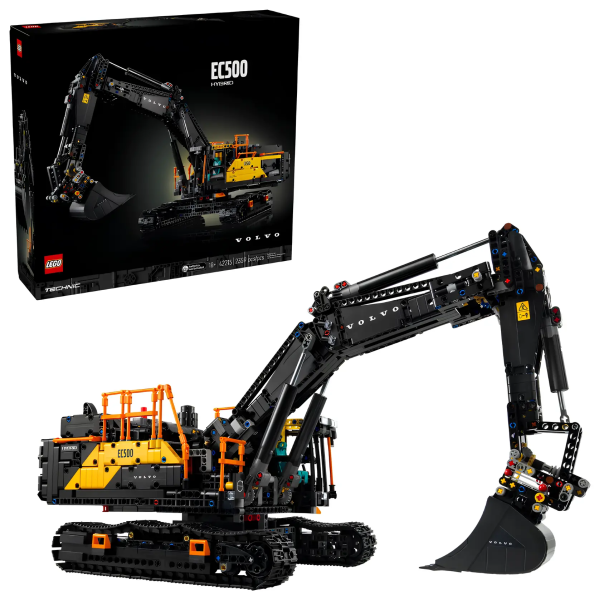 Конструктор Lego 42215 Technic Гибридный экскаватор Volvo EC500