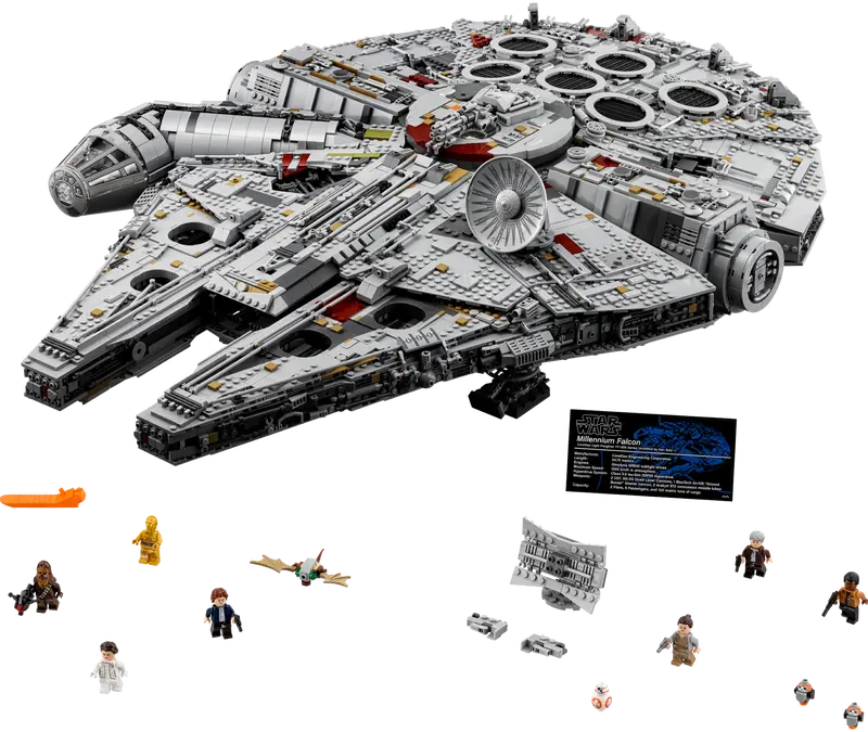 Конструктор LEGO 75192 Star Wars Сокол Тысячелетия Хана Соло