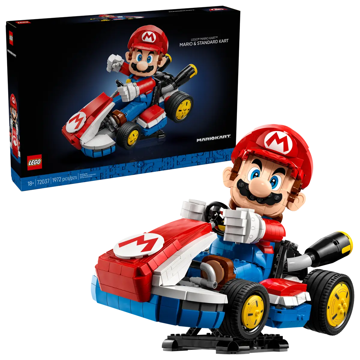 Конструктор Lego 72037 Super Mario Kart Марио и стандартный карт