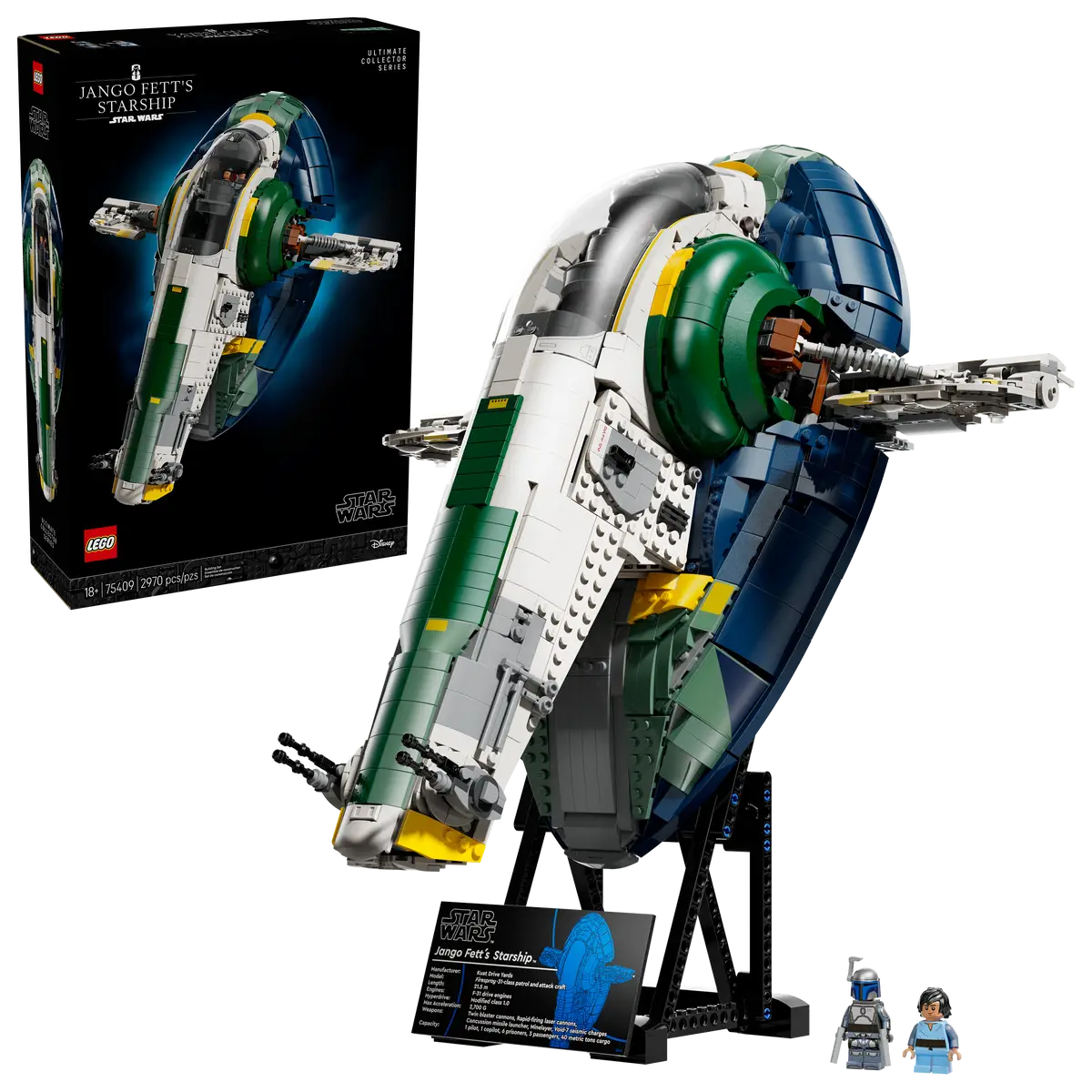 Конструктор Lego 75409 Star Wars Звездолет Джанго Фетта класса Firespray