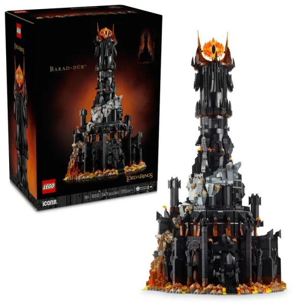 10333_boxprod_v39_sha.webp купить Лего Конструктор LEGO 10333 ICONS Властелин колец: Барад-Дур