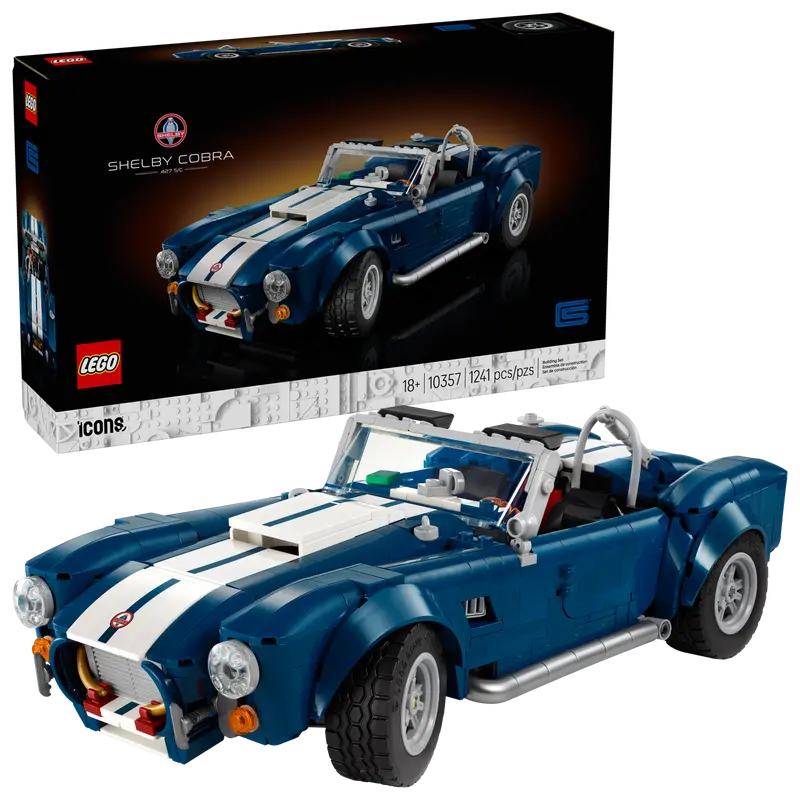 Конструктор Lego 10357 ICONS Shelby Cobra 427 S/C
