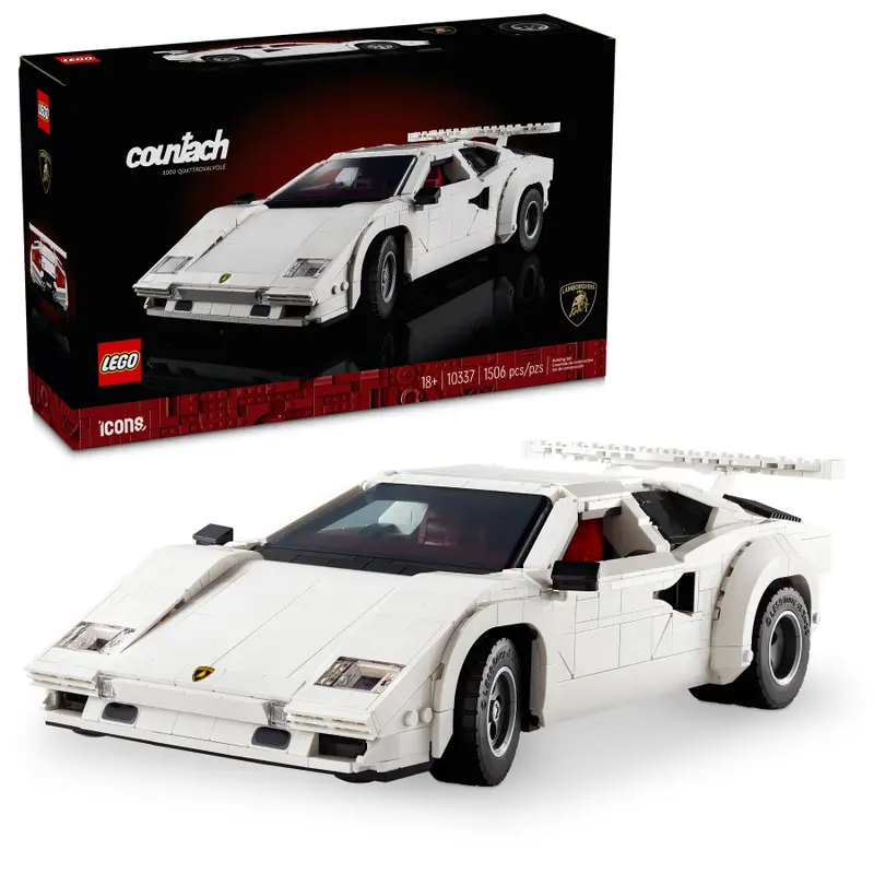 купить Лего Конструктор LEGO 10337 ICONS Lamborghini Countach 5000 Quattrovalvole – luckybricks