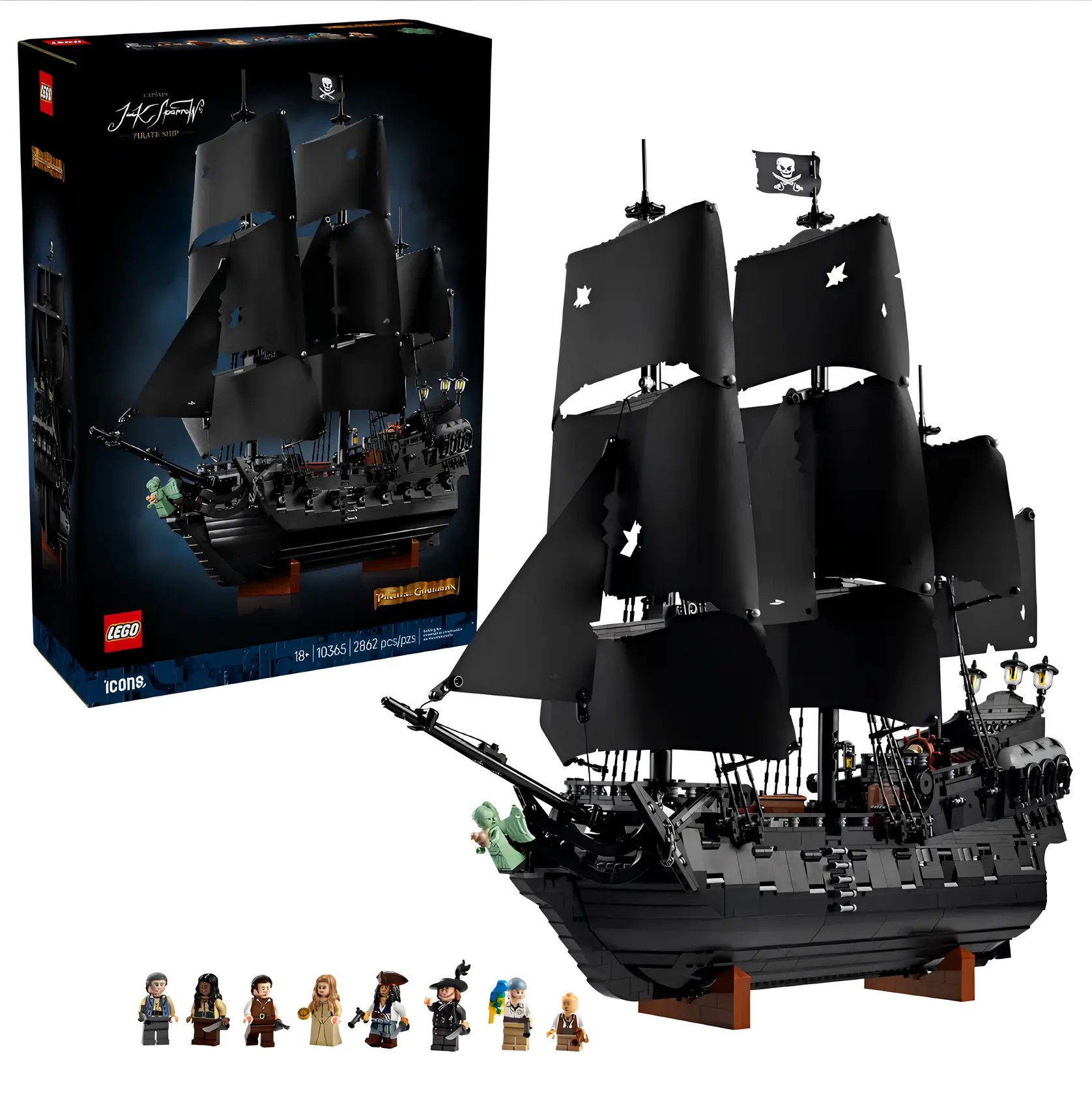 Конструктор Lego 10365 ICONS Пираты Карибского моря: Черная жемчужина