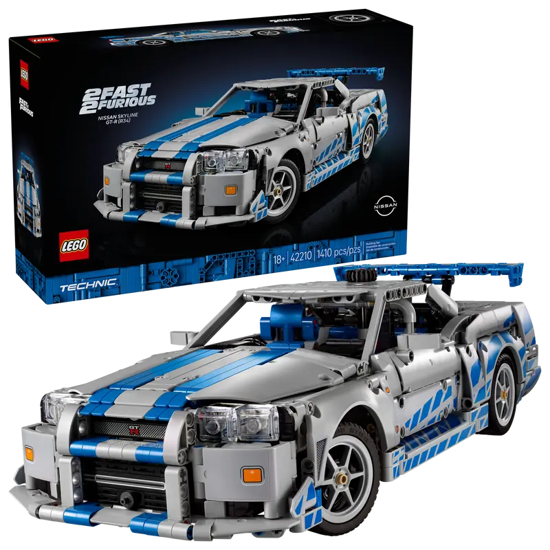 Конструктор Lego 42210 Technic Nissan Skyline GT-R (R34)