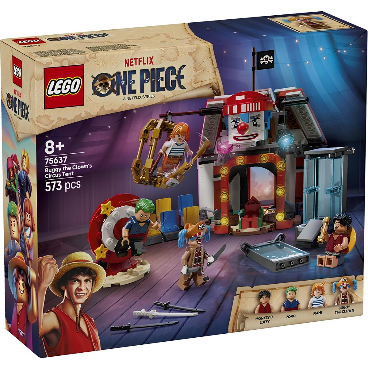 Конструктор Lego 75637 One Piece: Цирковой шатер клоуна Багги