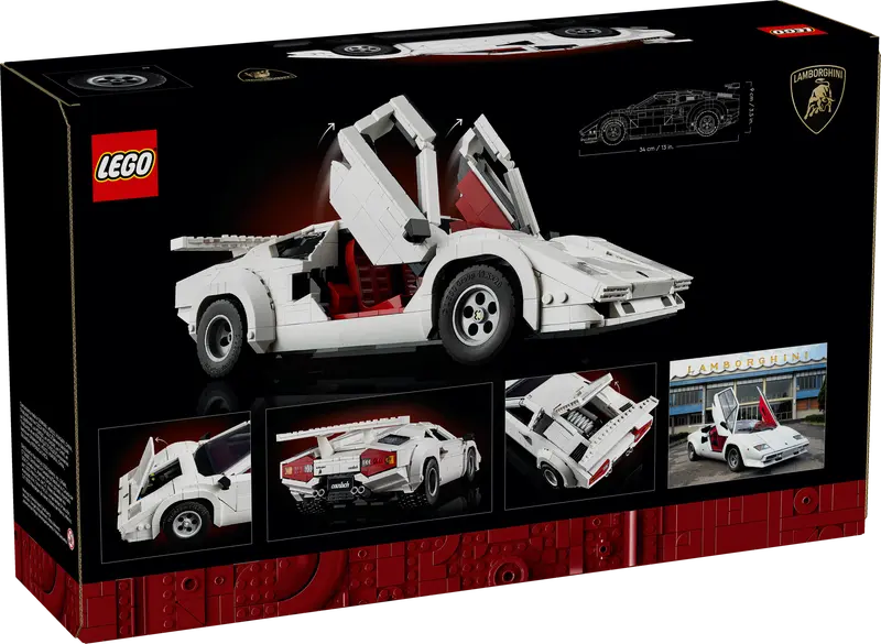 купить Лего Конструктор LEGO 10337 ICONS Lamborghini Countach 5000 Quattrovalvole – luckybricks