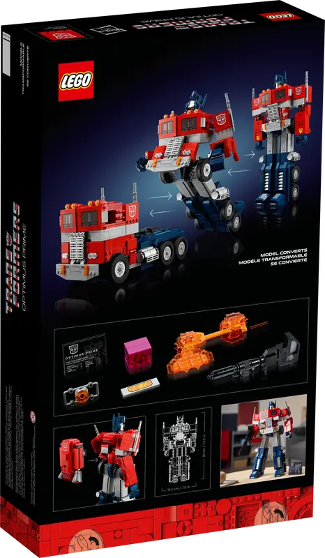 10302 alt8 Конструктор LEGO 10302 ICONS Оптимус Прайм Transformers