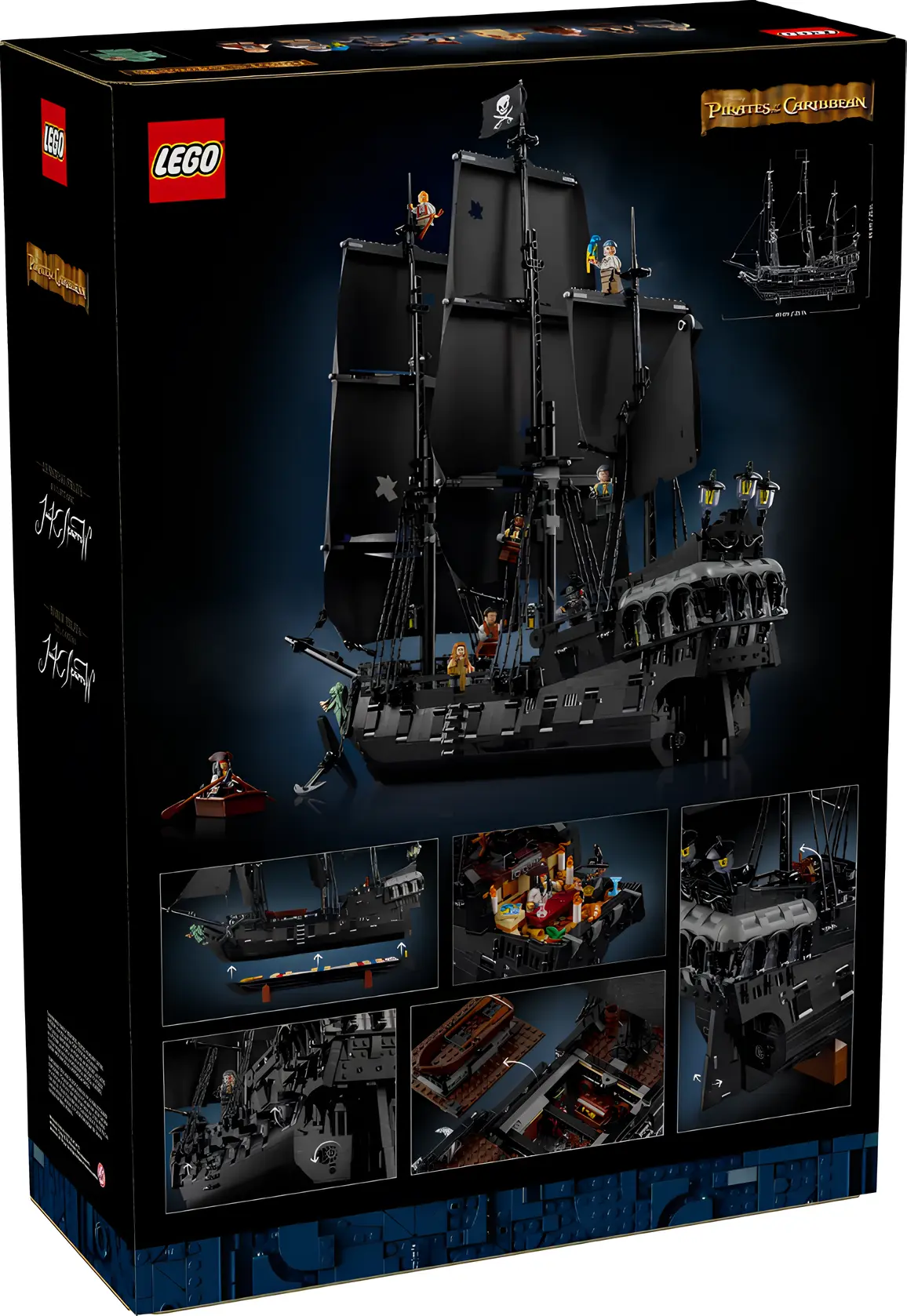 Конструктор Lego 10365 ICONS Пираты Карибского моря: Черная жемчужина