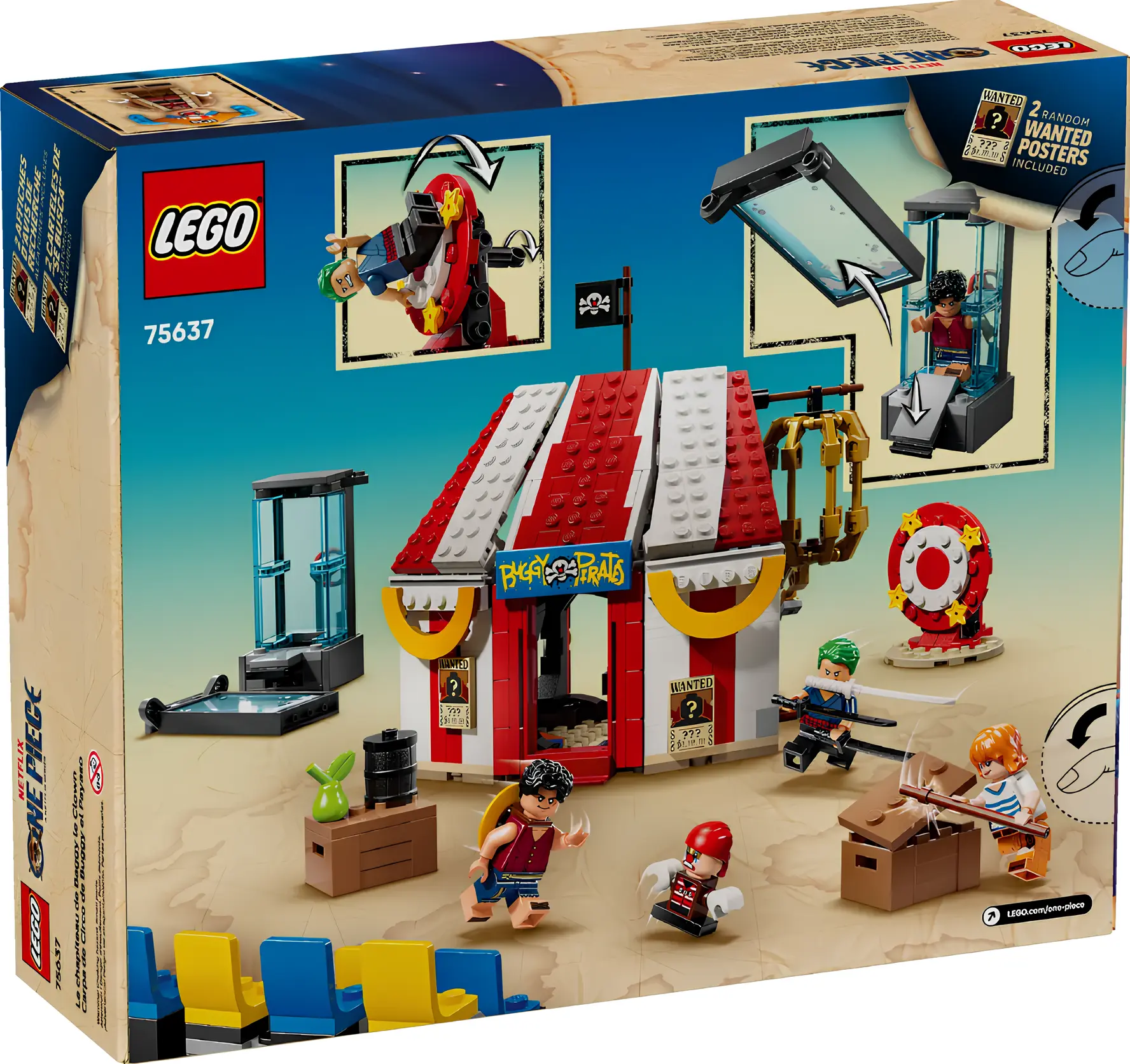 Конструктор Lego 75637 One Piece: Цирковой шатер клоуна Багги