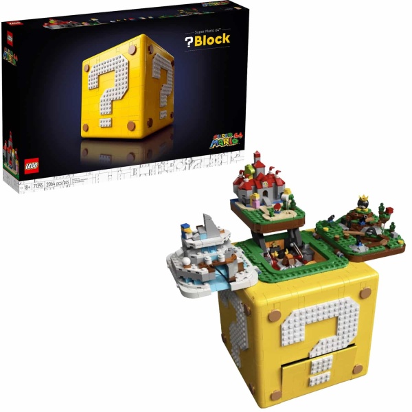3-31.jpg купить Лего Конструктор LEGO 71395 Super Mario Блок «Знак вопроса»