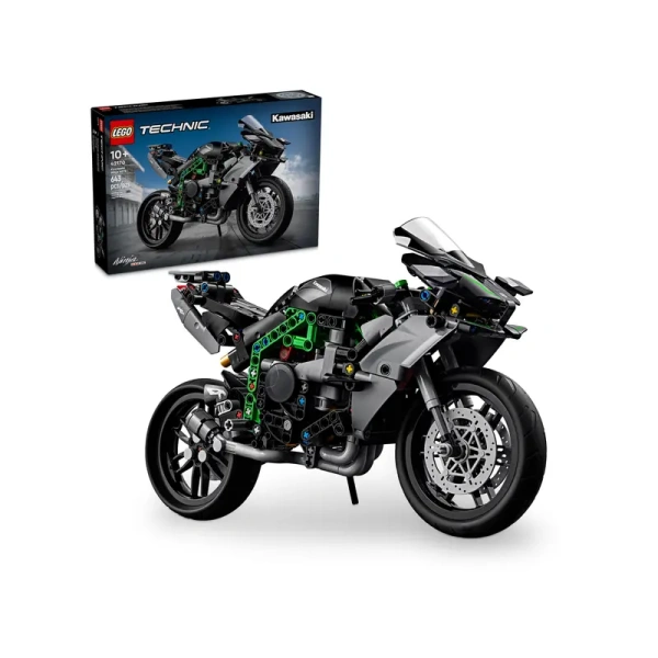 42170_boxprod_v39.webp купить Лего Конструктор Lego 42170 Technic Мотоцикл Кавасаки Ниндзя