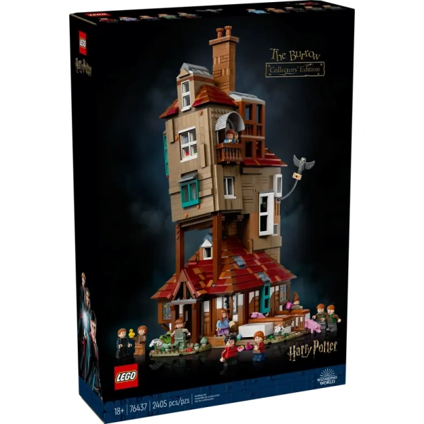 76437_box1_v39.webp купить Лего Конструктор LEGO 76437 Harry Potter Нора (Дом Уизли) – Коллекционное издание– luckybricks