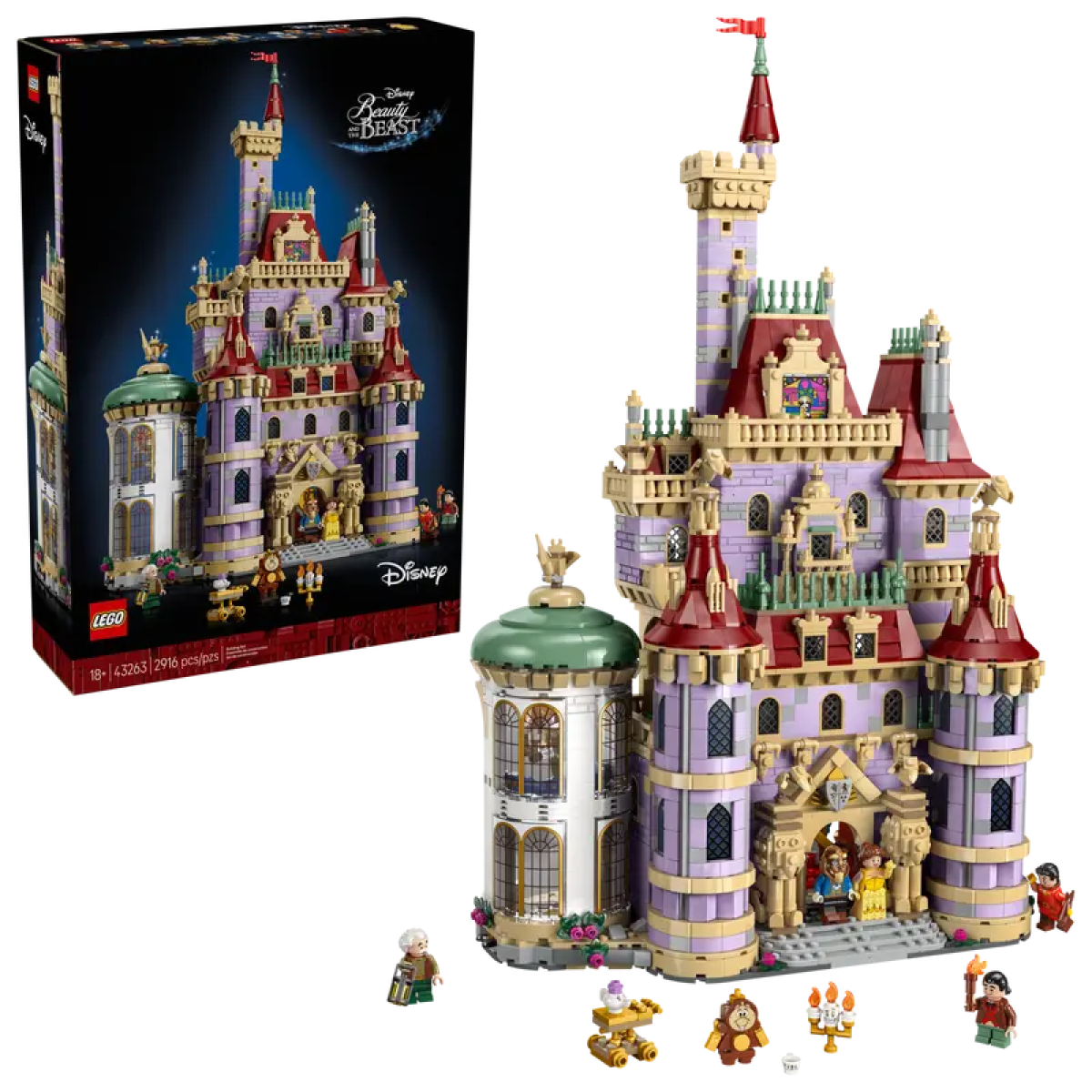 43263_boxprod_v39_en-gb 43263 LEGO Disney Замок Красавицы и Чудовища