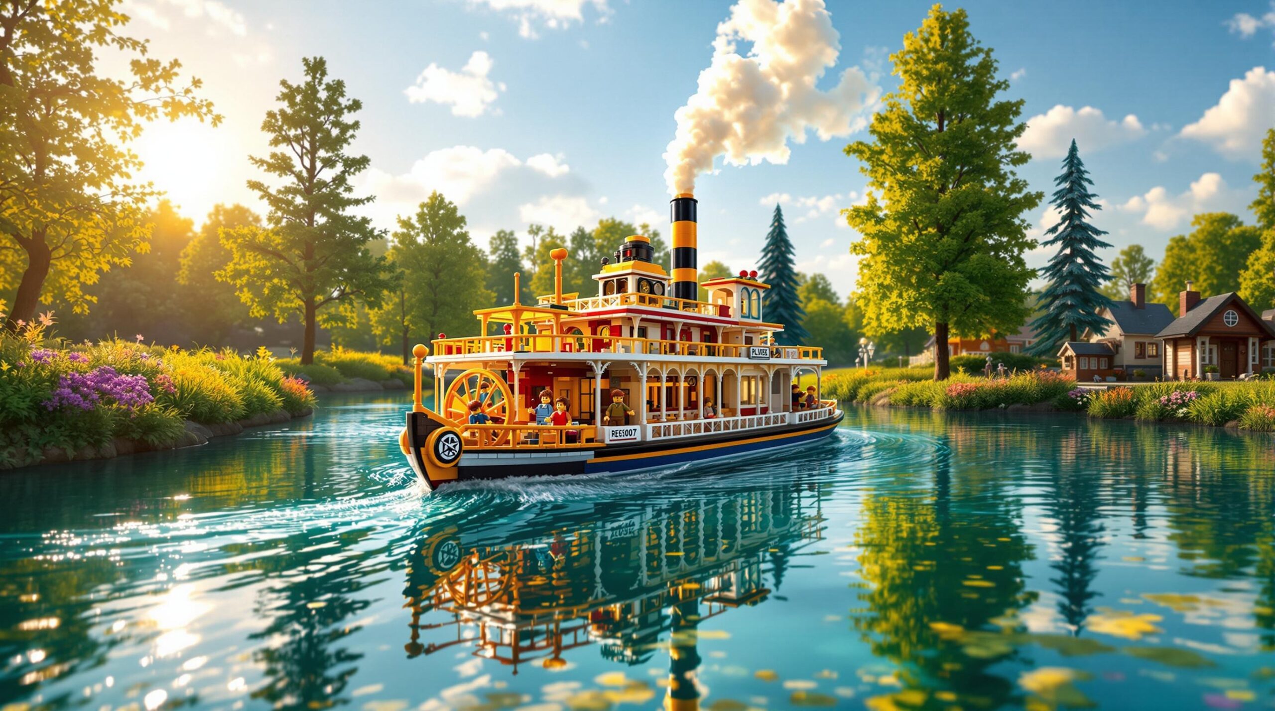 21356 LEGO Ideas Речной пароход: Вдохновляющий конструктор для коллекционеров 2 21356 LEGO Ideas Речной пароход: Вдохновляющий конструктор для коллекционеров