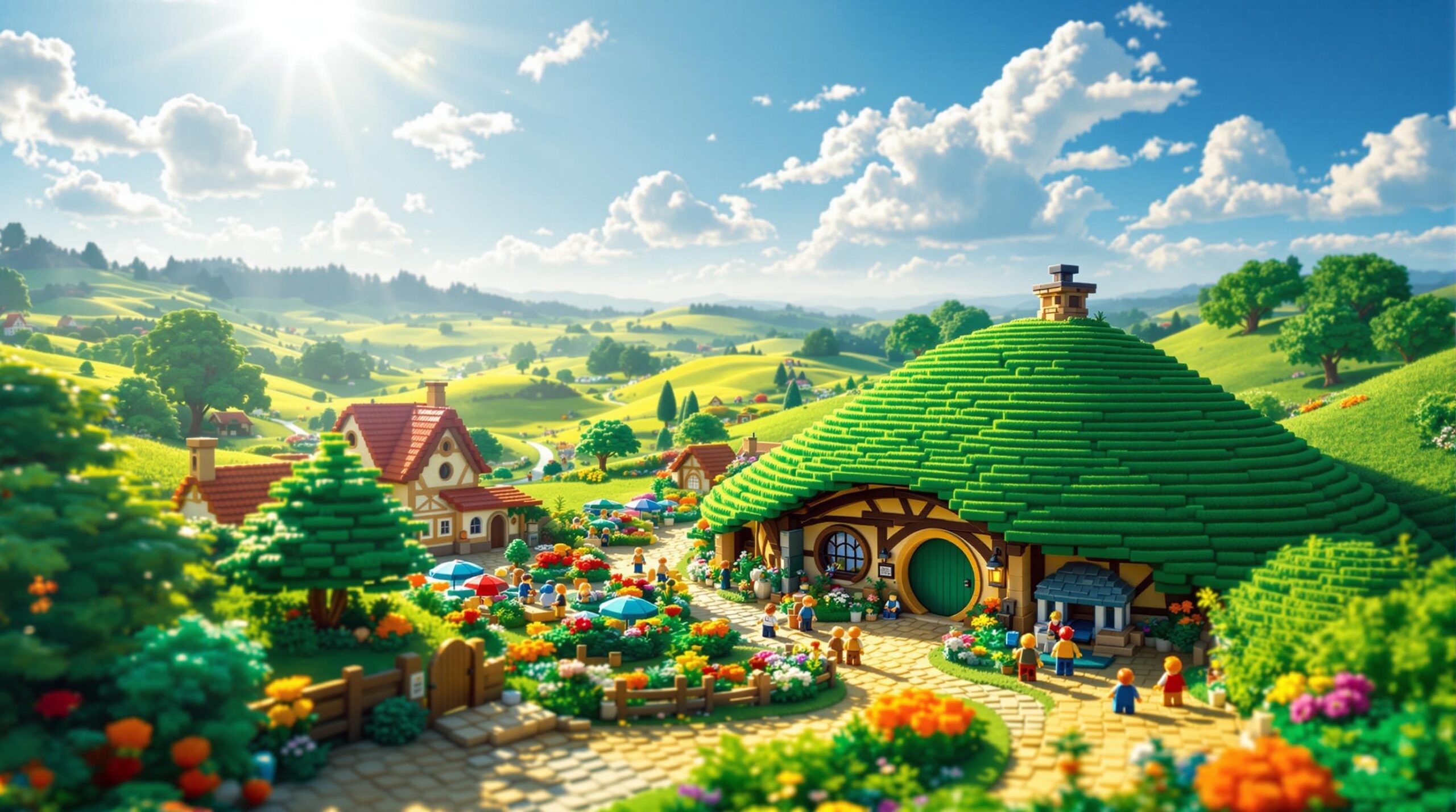 Удивительный мир 10354 LEGO ICONS Властелин колец: Шир' - погружение в Шир 2 10354 LEGO ICONS Властелин колец: Шир