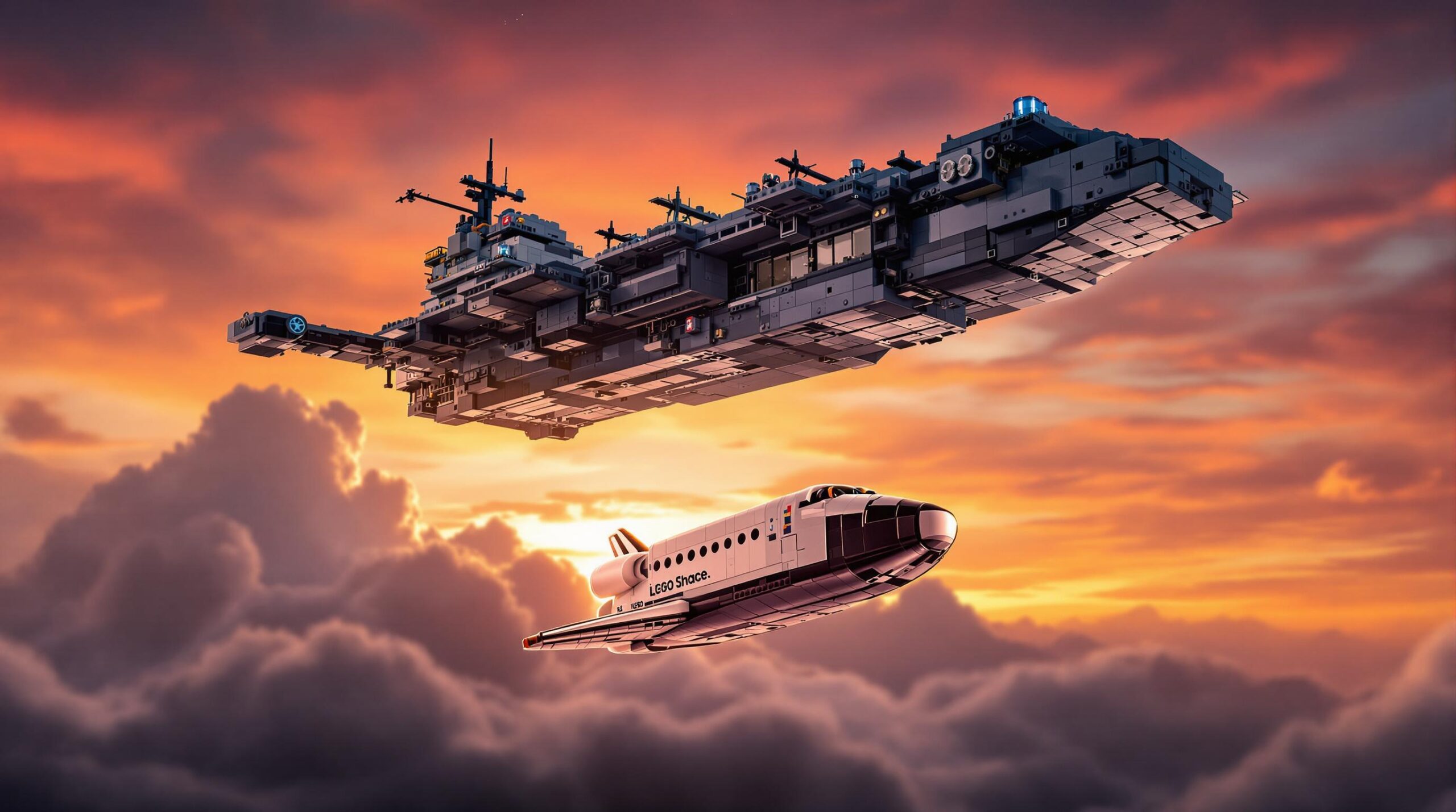 Оцените 10360 LEGO ICONS Самолет-носитель и Шаттл: Революция в Мире Конструкторов 2 10360 LEGO ICONS Самолет-носитель и Шаттл