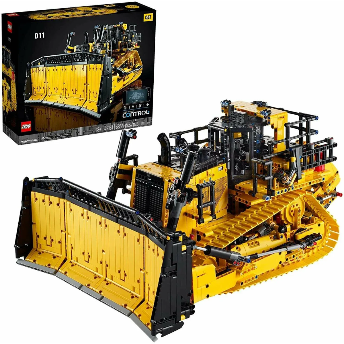 konstruktor-lego-technic-42131-buldozer-cat-d11-na-pulte-upravleniya-utsenka-povrezhdenie-korobki 42131 LEGO Technic Бульдозер Cat D11 на пульте управления