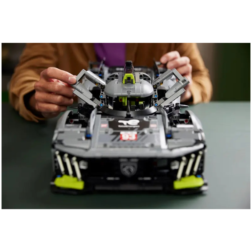 купить Лего Конструктор LEGO 42156 Technic Гибридный гиперкар PEUGEOT 9X8 24H Le Mans – luckybricks