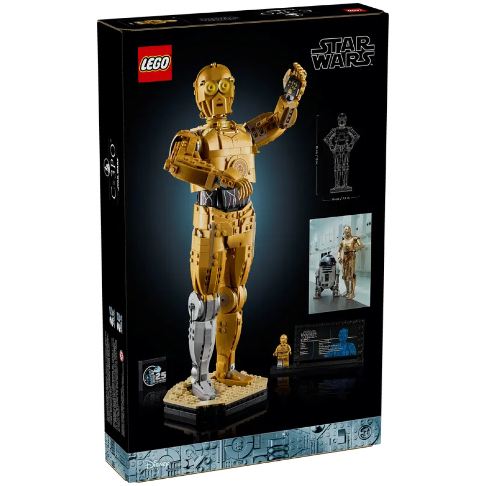 купить Лего Конструктор LEGO 75398 Star Wars Дроид C-3PO – luckybricks