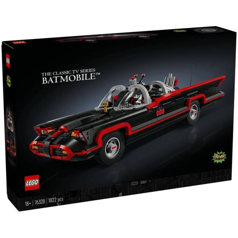 Конструктор LEGO 76328 DC Batman Бэтмен: Бэтмобиль из классического тв-шоу Фарреллом Уильямсом