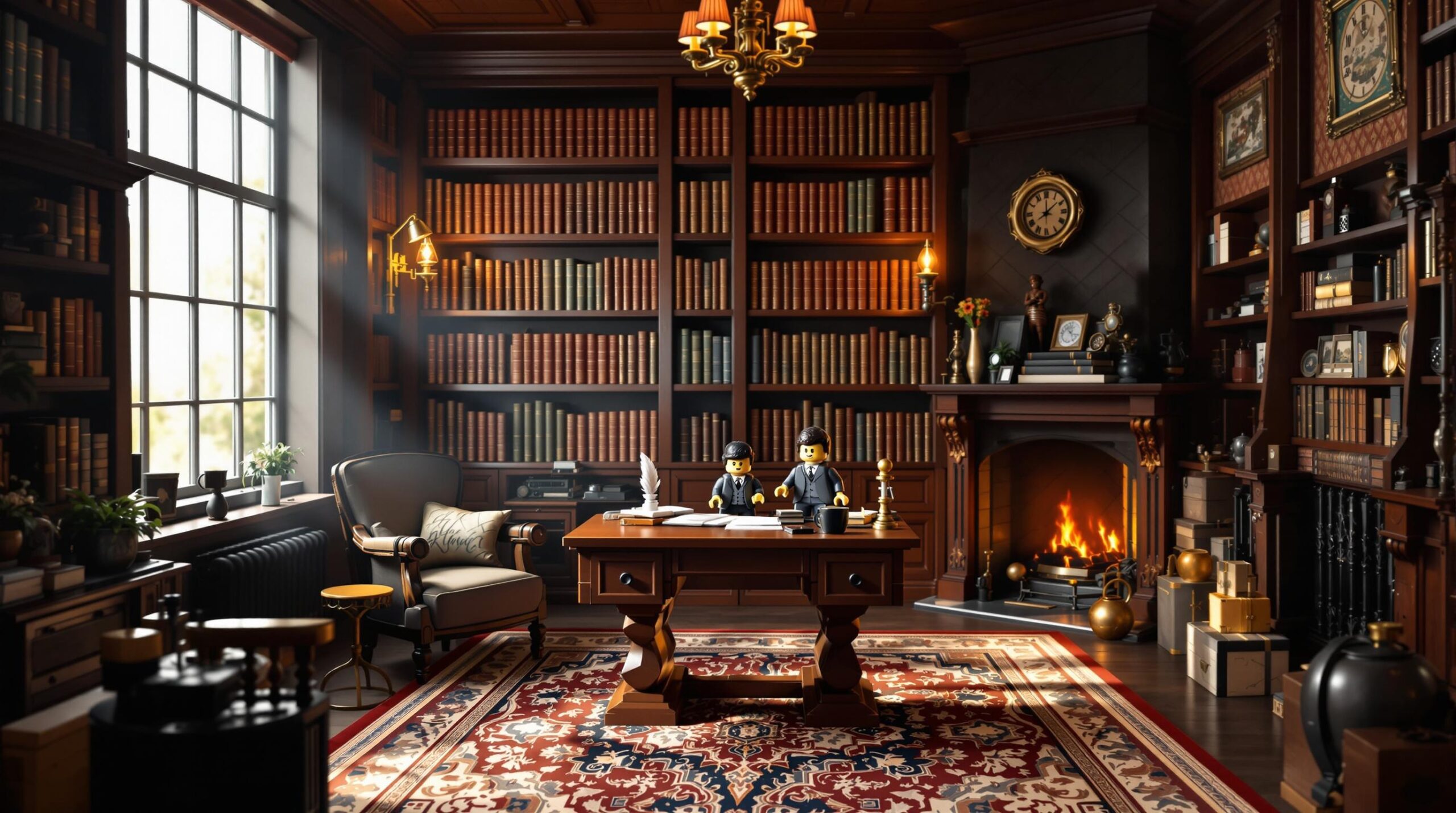 10351 LEGO ICONS Шерлок Холмс: Книжный уголок