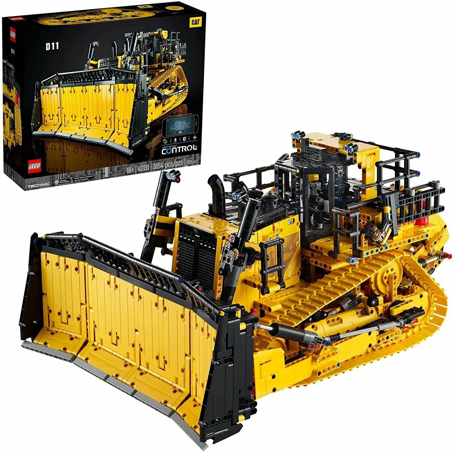 konstruktor-lego-technic-42131-buldozer-cat-d11-na-pulte-upravleniya-utsenka-povrezhdenie-korobki 42131 LEGO Technic Бульдозер Cat D11 на пульте управления